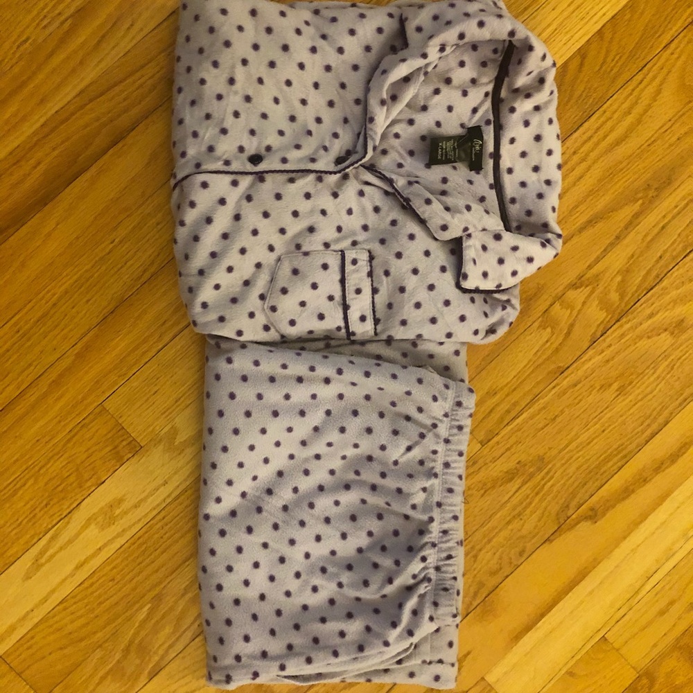Women’s Purple Fleece Pajama Set
